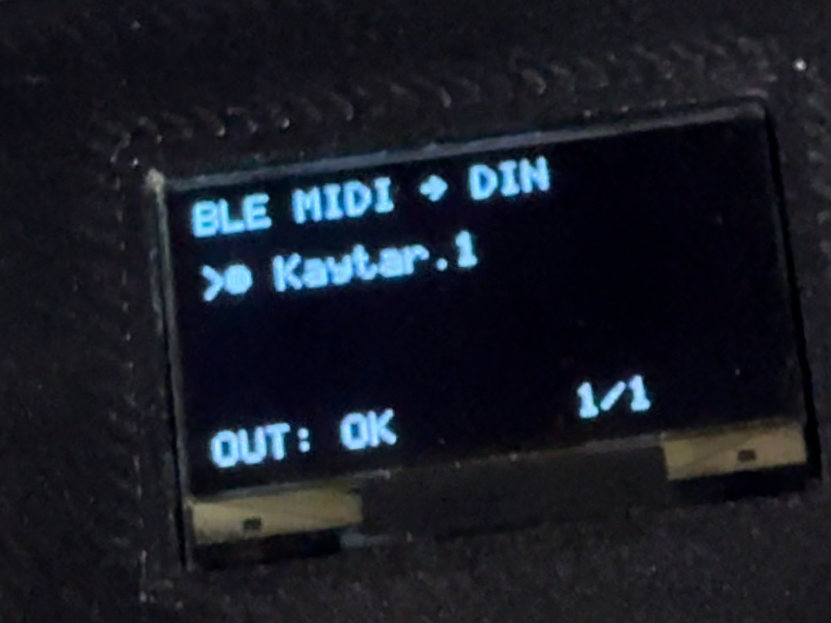 OLEDの表示:>● Kaytar.1